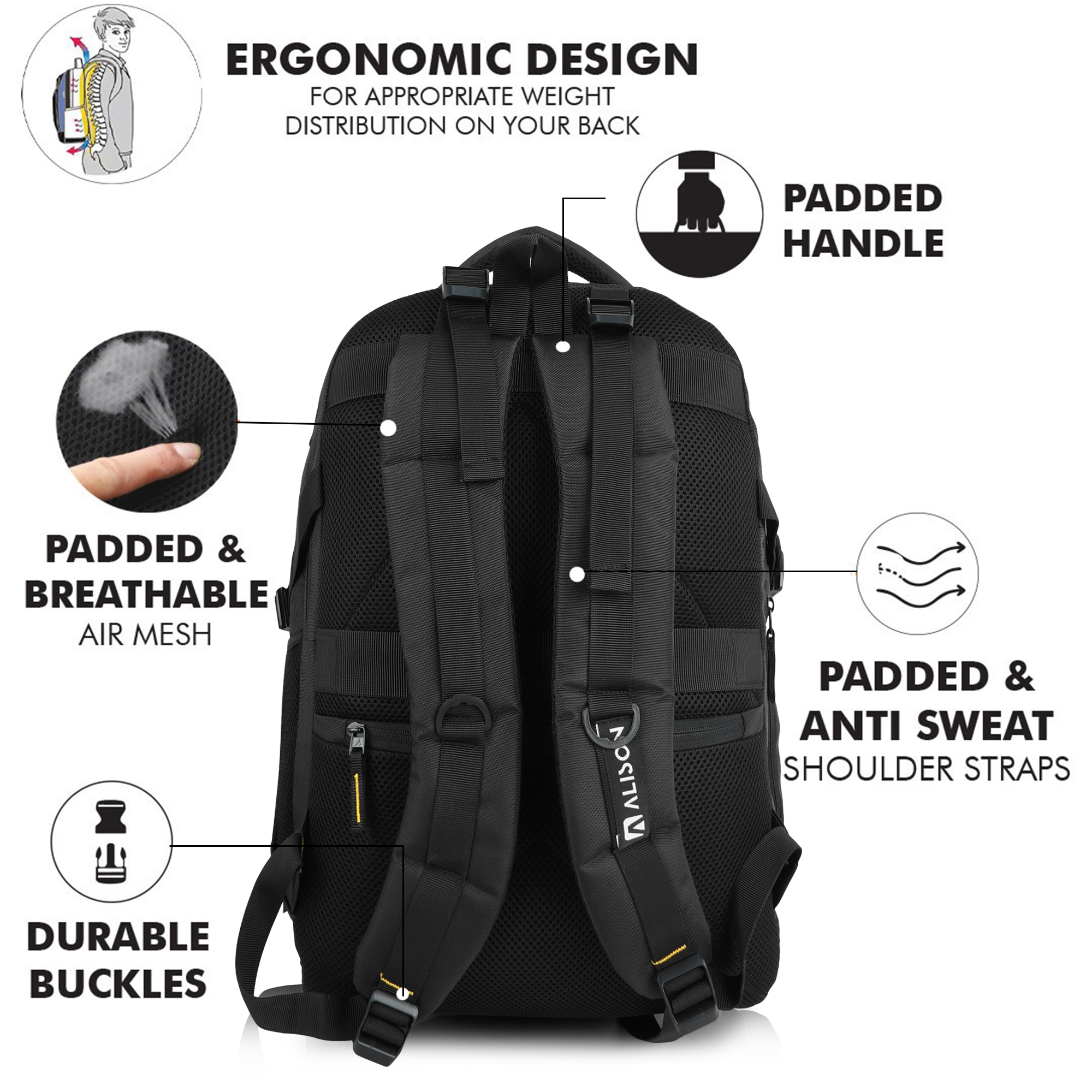 Alison Premium Adventure Backpack 45L - Image 3